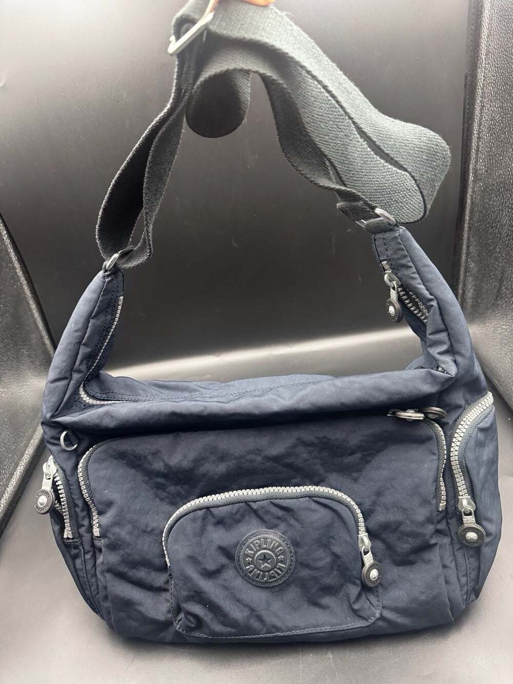 Kipling Alvar Small Crossbody Bag in Dark Navy